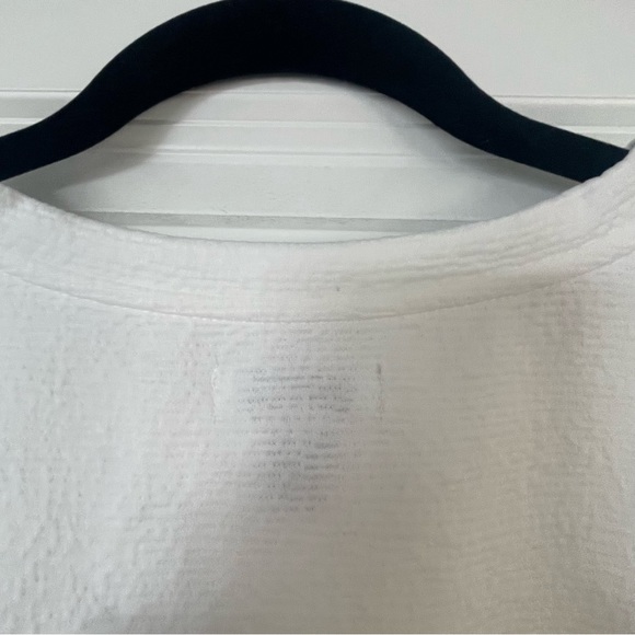 Nine West cropped athleisure sweatshirt white size XL - Picture 2 of 9